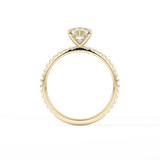 Marquise Pave Lab Grown Diamond Engagement Ring