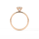 Marquise Pave Lab Grown Diamond Engagement Ring