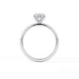 Marquise Pave Lab Grown Diamond Engagement Ring