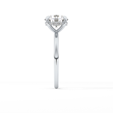 Round Hidden Halo Lab Grown Diamond Engagement Ring