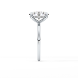 Oval Hidden Halo Lab Grown Diamond Engagement Ring