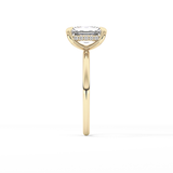 Radiant Hidden Halo Lab Grown Diamond Engagement Ring