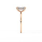 Radiant Hidden Halo Lab Grown Diamond Engagement Ring