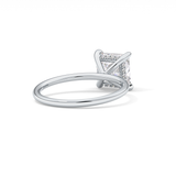 Princess Hidden Halo Lab Grown Diamond Engagement Ring