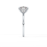 Princess Hidden Halo Lab Grown Diamond Engagement Ring
