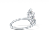 Marquise Hidden Halo Lab Grown Diamond Engagement Ring