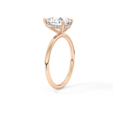 Pear Hidden Halo Lab Grown Diamond Engagement Ring