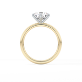 Round Solitaire Lab Grown Diamond Engagement Ring
