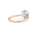 Round Solitaire Lab Grown Diamond Engagement Ring
