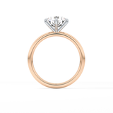 Round Solitaire Lab Grown Diamond Engagement Ring
