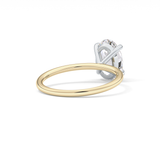 Oval Solitaire Lab Grown Diamond Engagement Ring