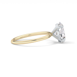 Oval Solitaire Lab Grown Diamond Engagement Ring