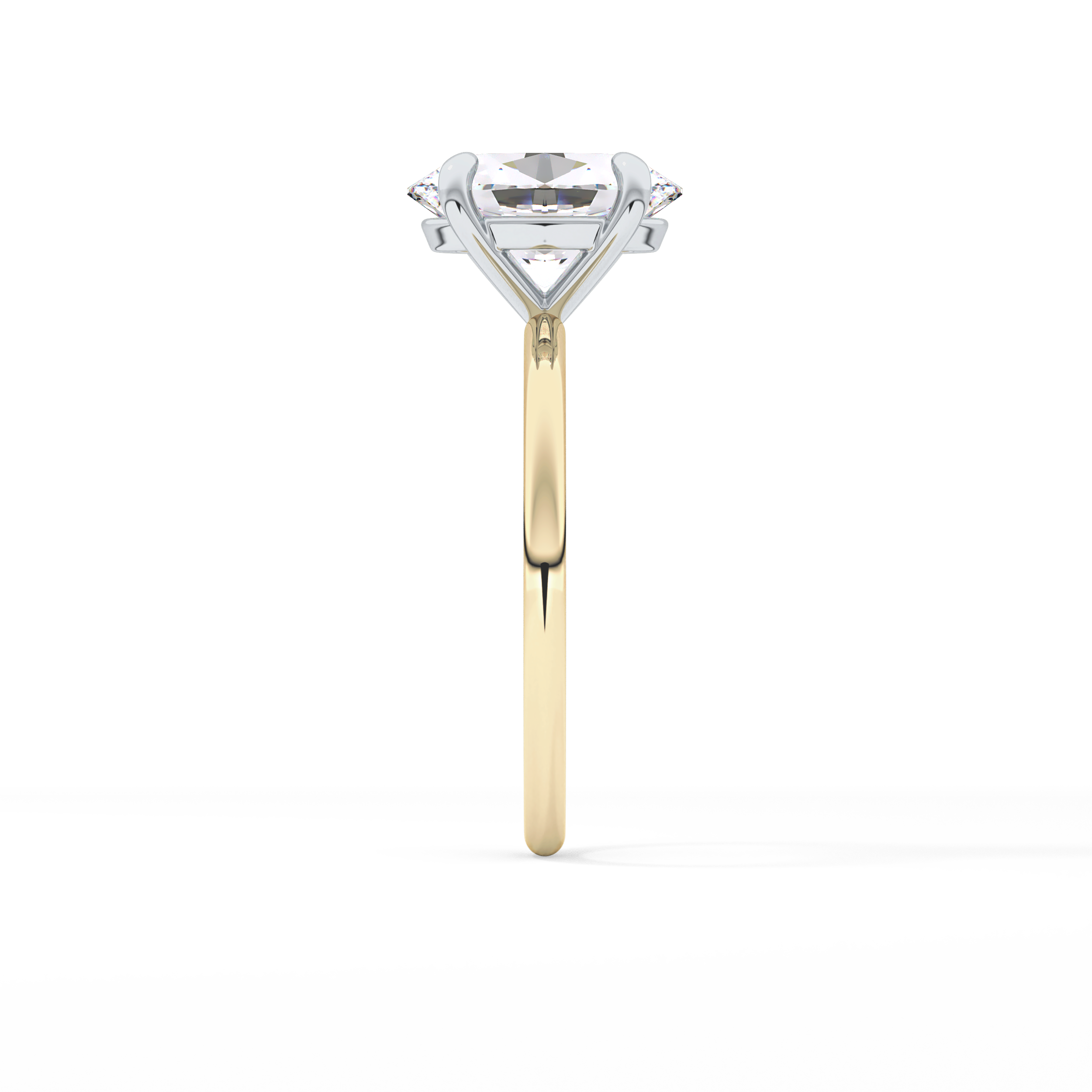 Oval Solitaire Lab Grown Diamond Engagement Ring