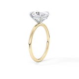 Oval Solitaire Lab Grown Diamond Engagement Ring
