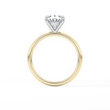 Oval Solitaire Lab Grown Diamond Engagement Ring