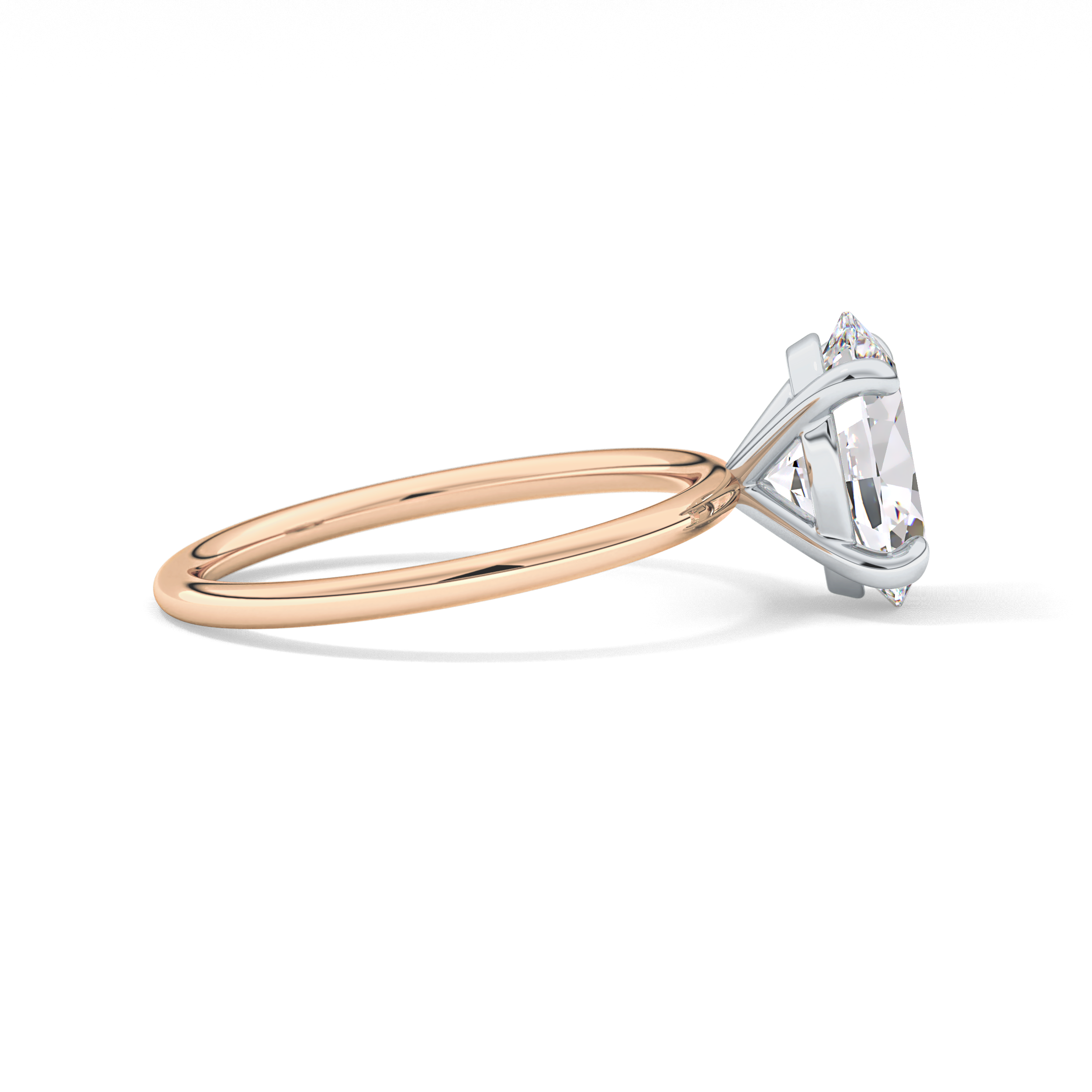 Oval Solitaire Lab Grown Diamond Engagement Ring