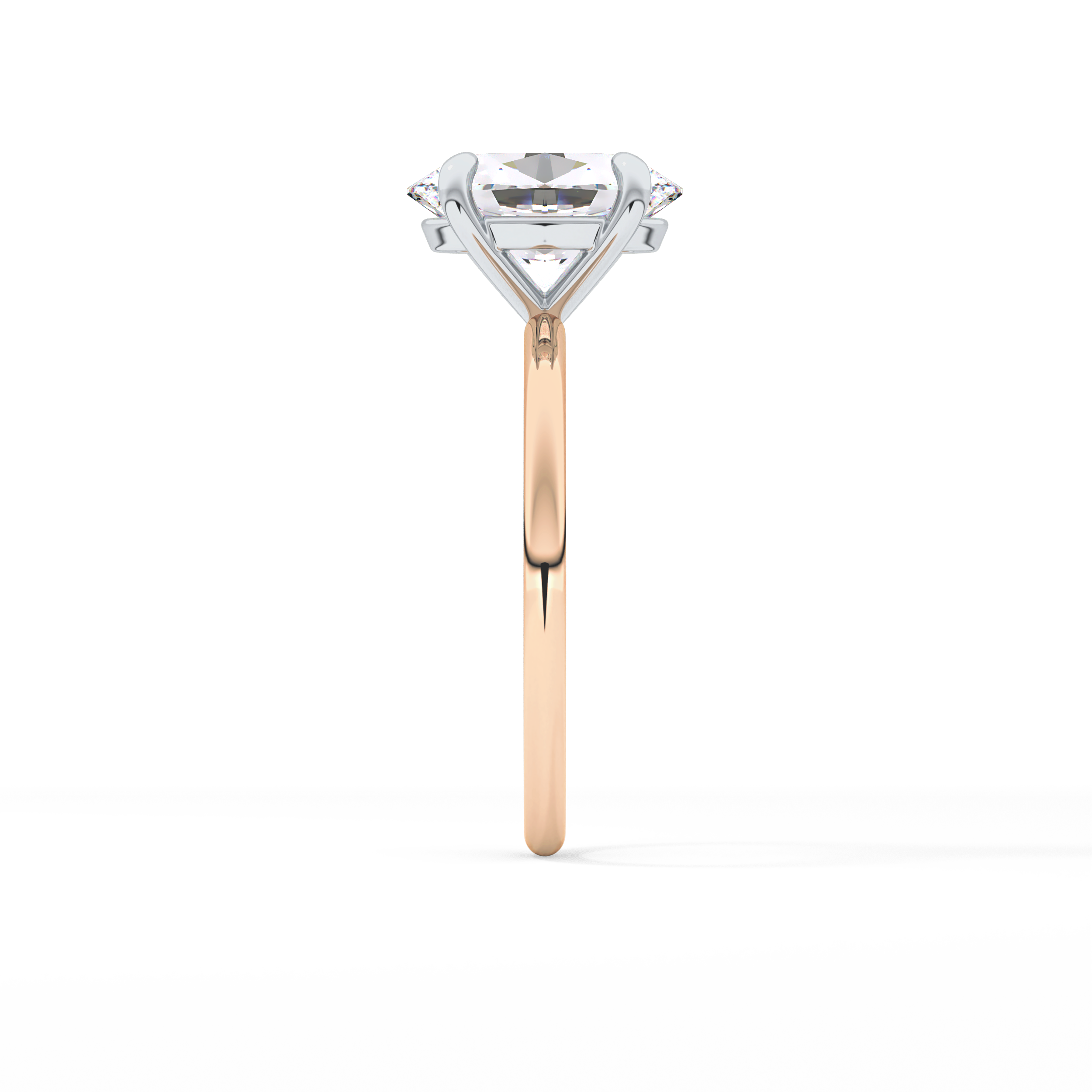 Oval Solitaire Lab Grown Diamond Engagement Ring