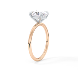 Oval Solitaire Lab Grown Diamond Engagement Ring