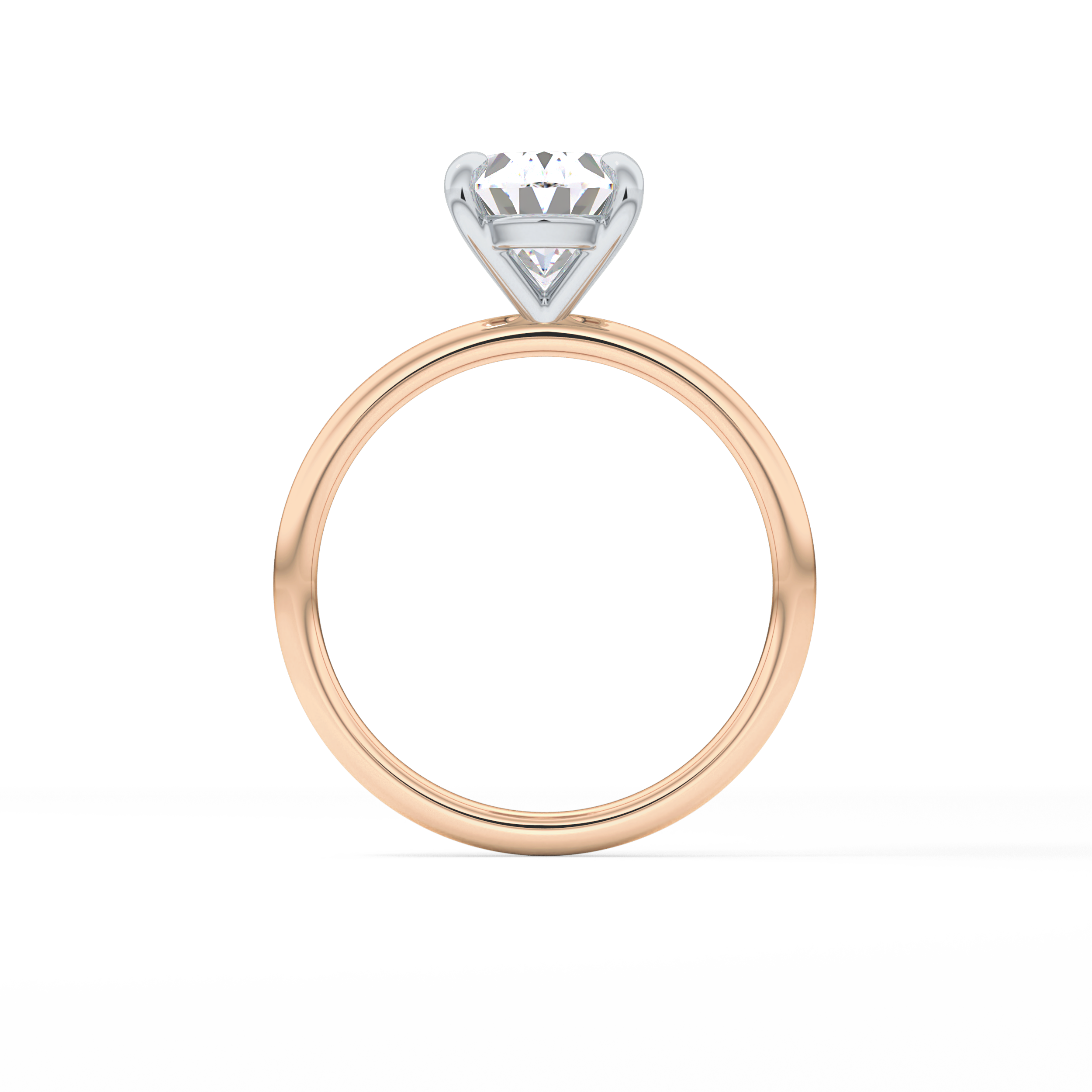 Oval Solitaire Lab Grown Diamond Engagement Ring