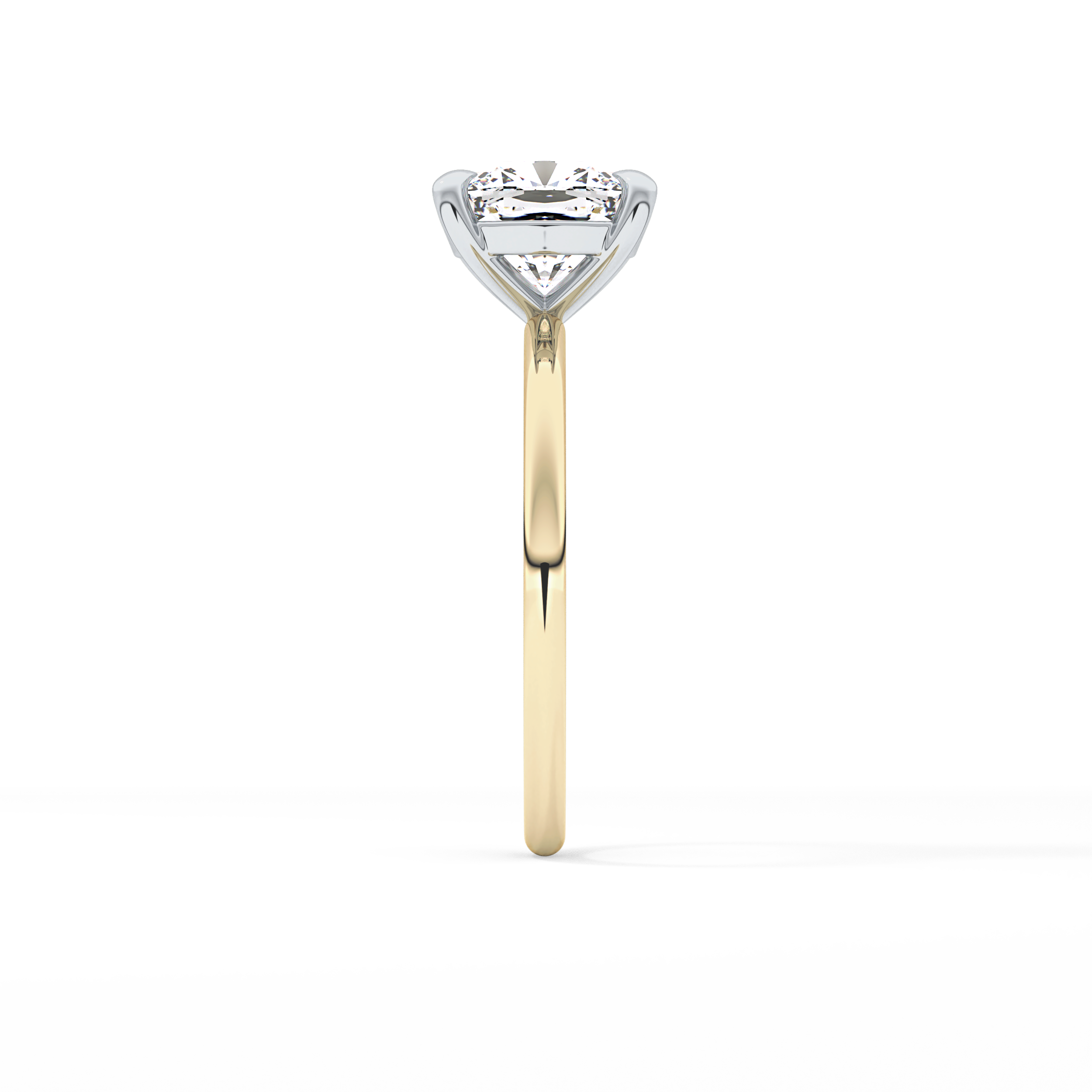 Cushion Solitaire Lab Grown Diamond Engagement Ring