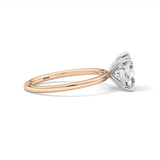 Cushion Solitaire Lab Grown Diamond Engagement Ring