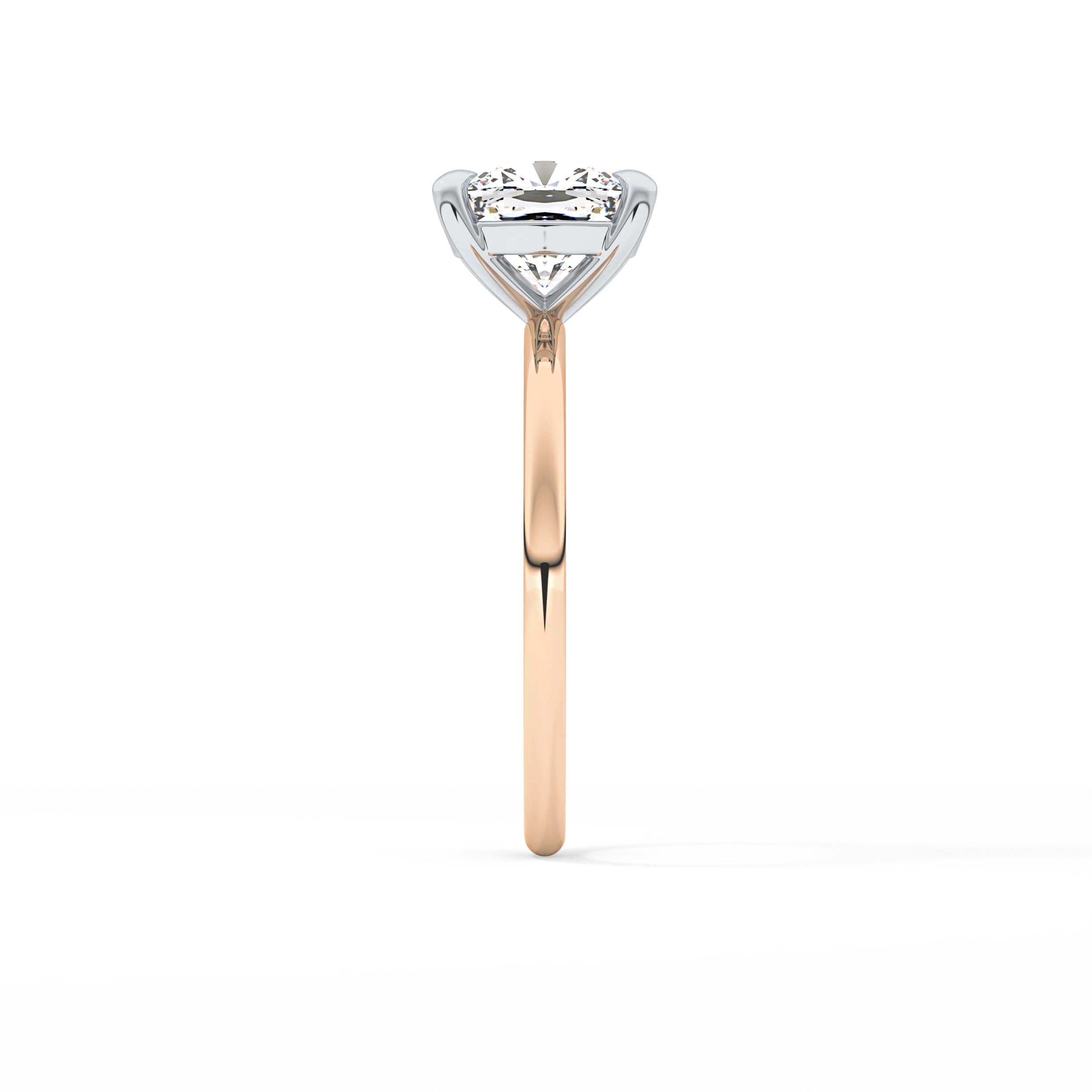 Cushion Solitaire Lab Grown Diamond Engagement Ring