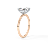 Cushion Solitaire Lab Grown Diamond Engagement Ring