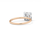 Asscher Solitaire Lab Grown Diamond Engagement Ring