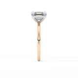 Asscher Solitaire Lab Grown Diamond Engagement Ring
