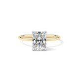 Radiant Solitaire Lab Grown Diamond Engagement Ring