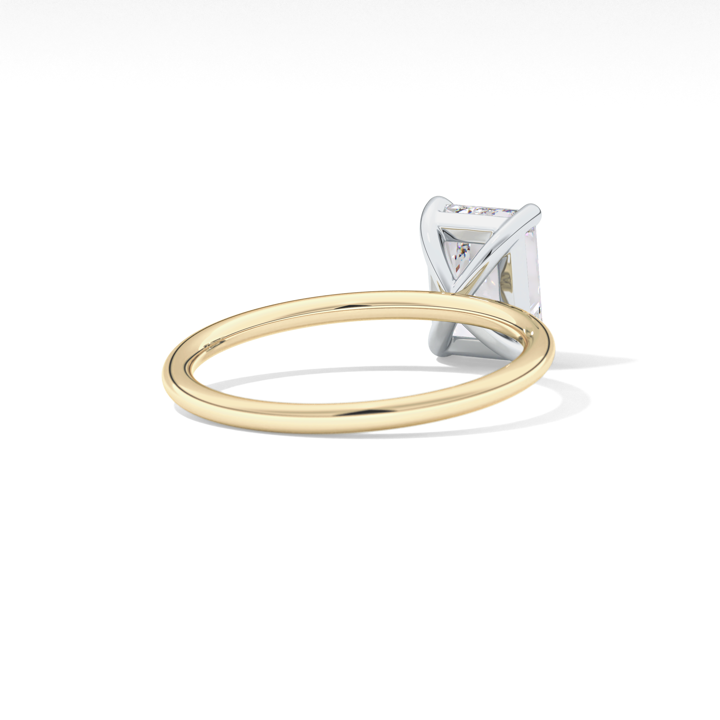 Radiant Solitaire Lab Grown Diamond Engagement Ring
