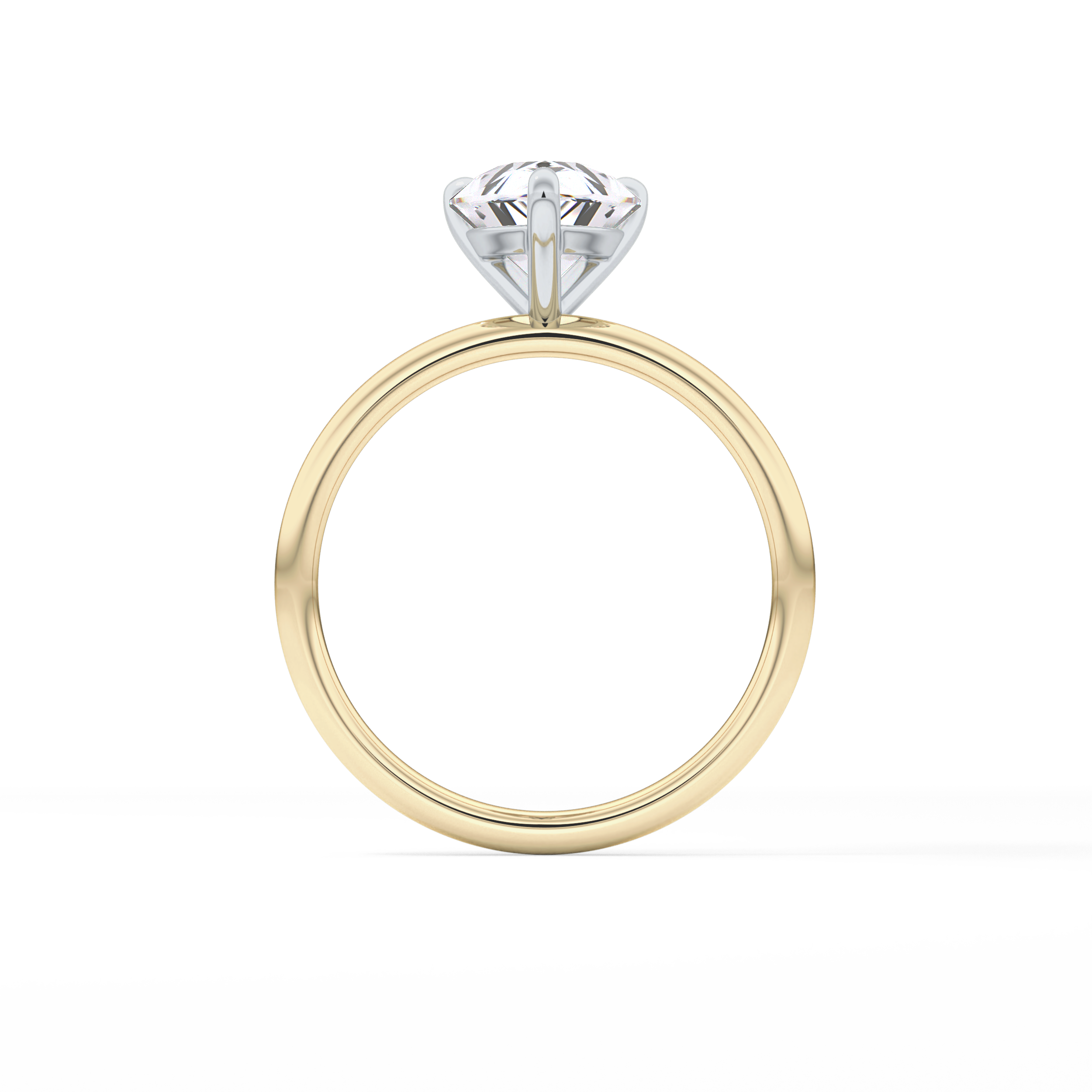 Pear Solitaire Lab Grown Diamond Engagement Ring