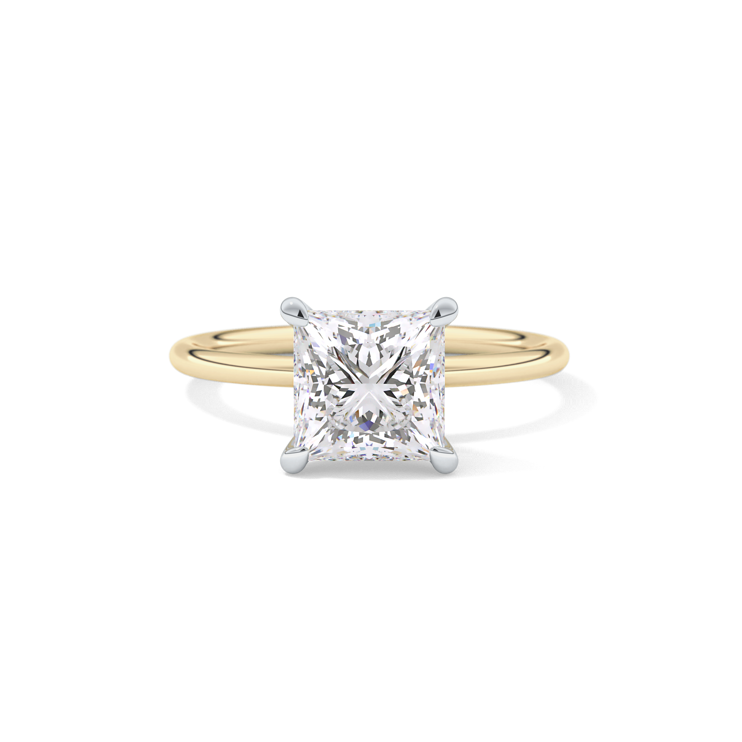 Princess Solitaire Lab Grown Diamond Engagement Ring