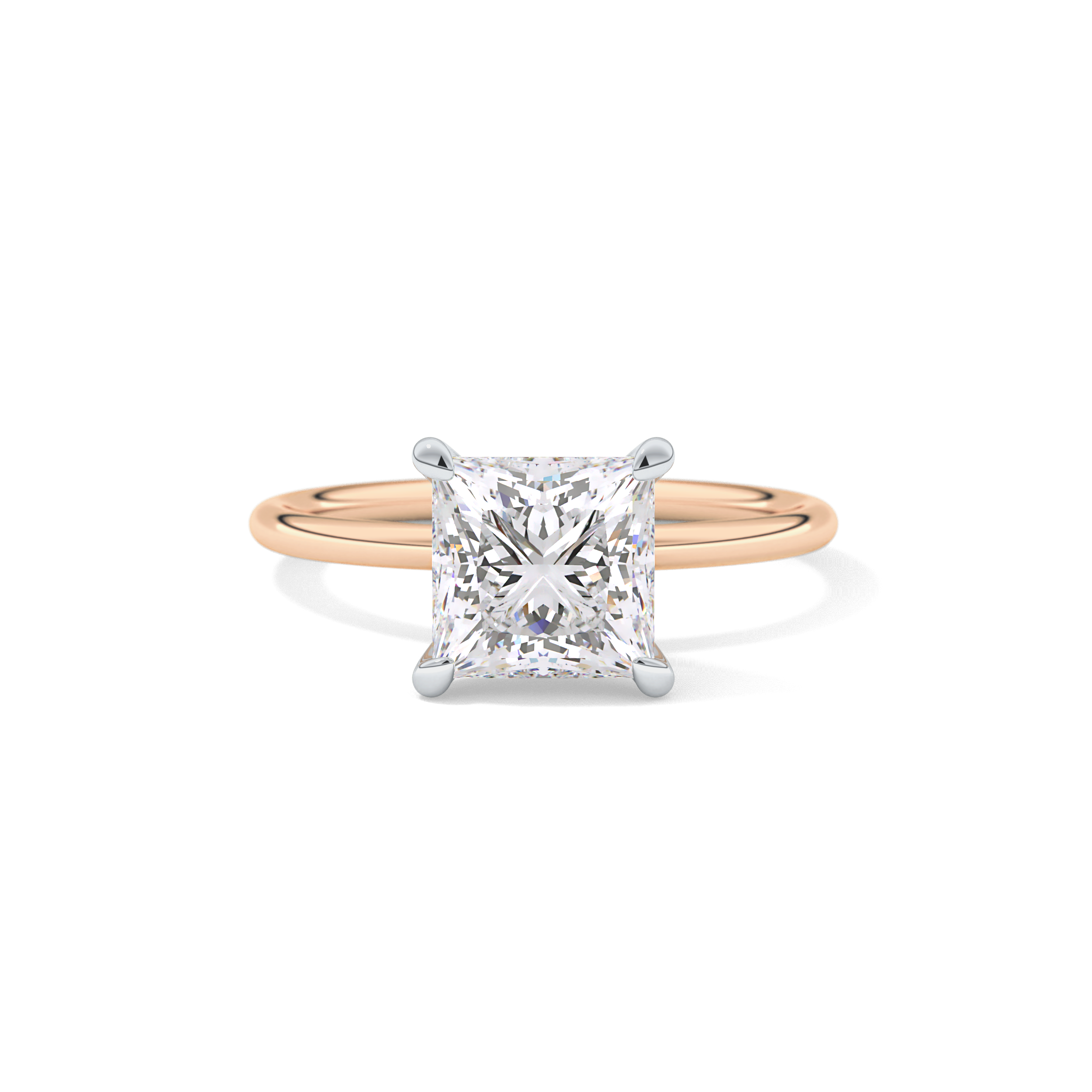 Princess Solitaire Lab Grown Diamond Engagement Ring