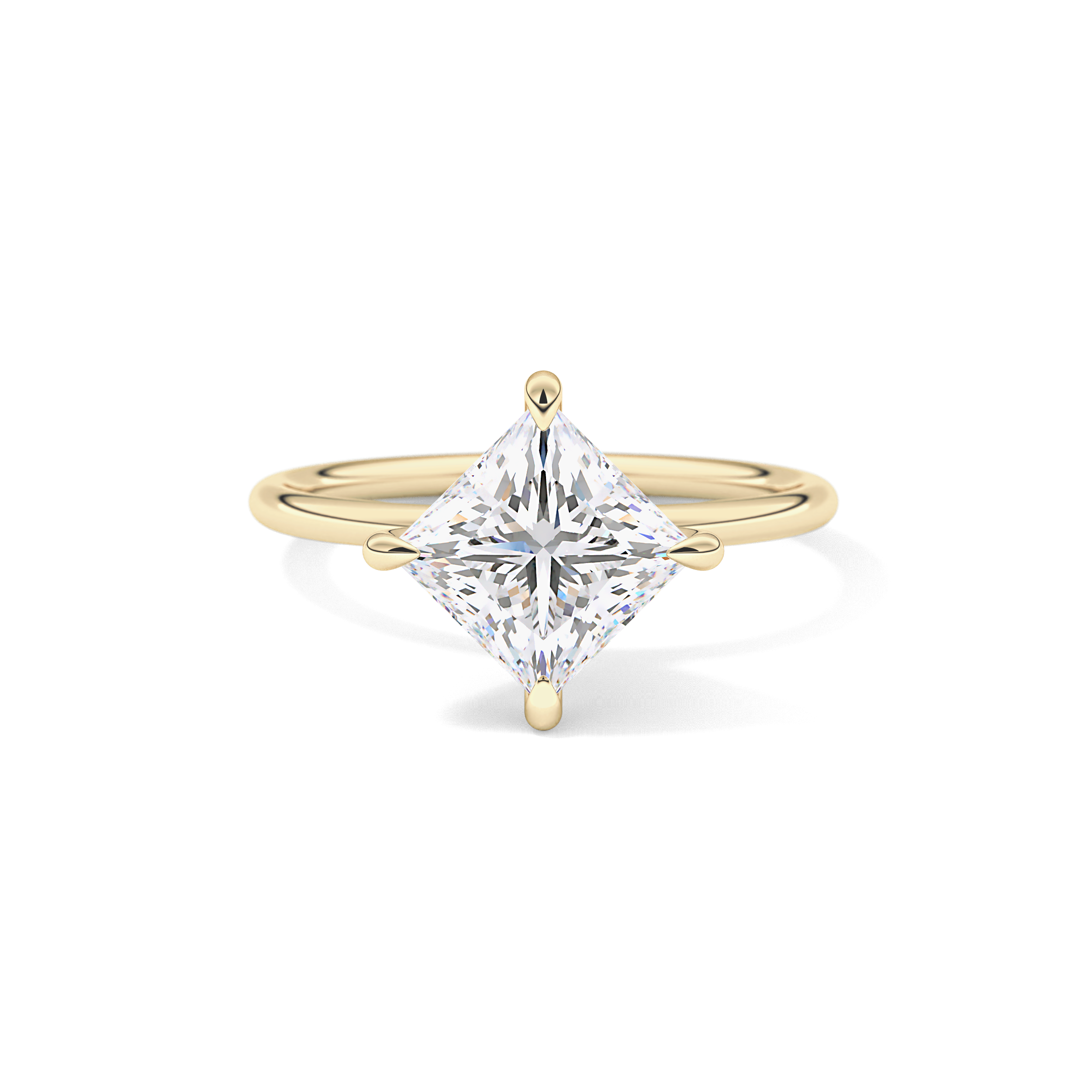 Princess Solitaire Lab Grown Diamond Engagement Ring