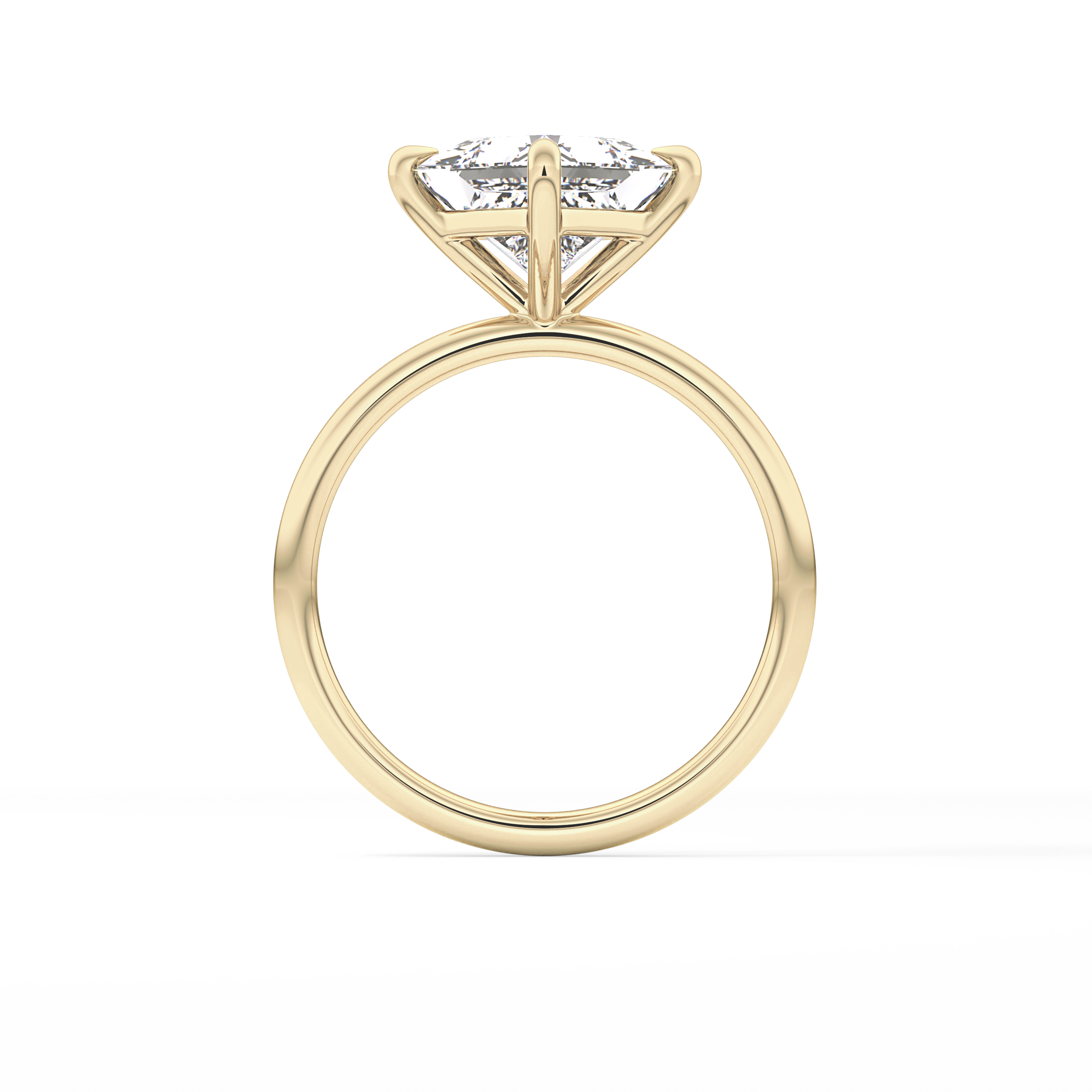 Princess Solitaire Lab Grown Diamond Engagement Ring