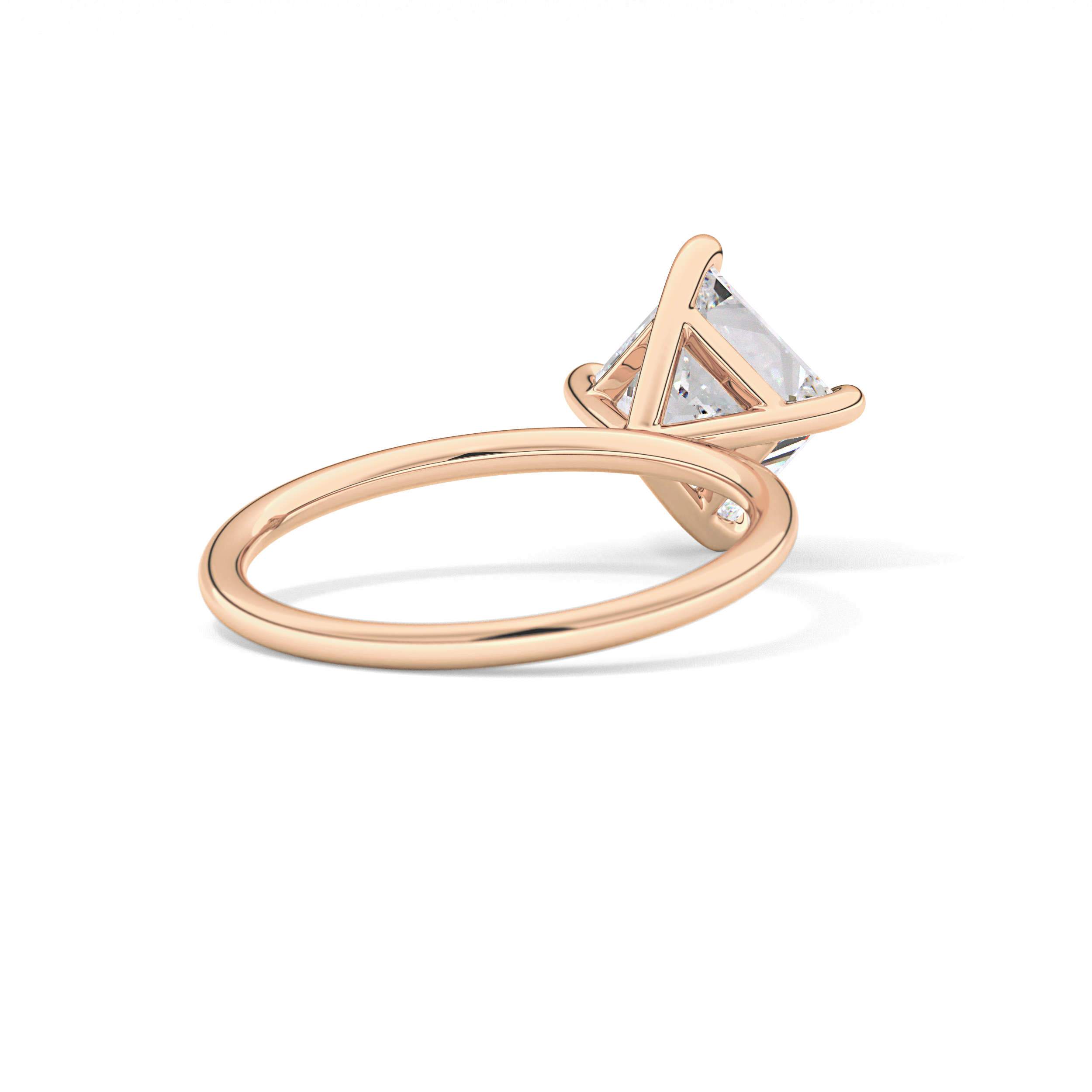 Princess Solitaire Lab Grown Diamond Engagement Ring