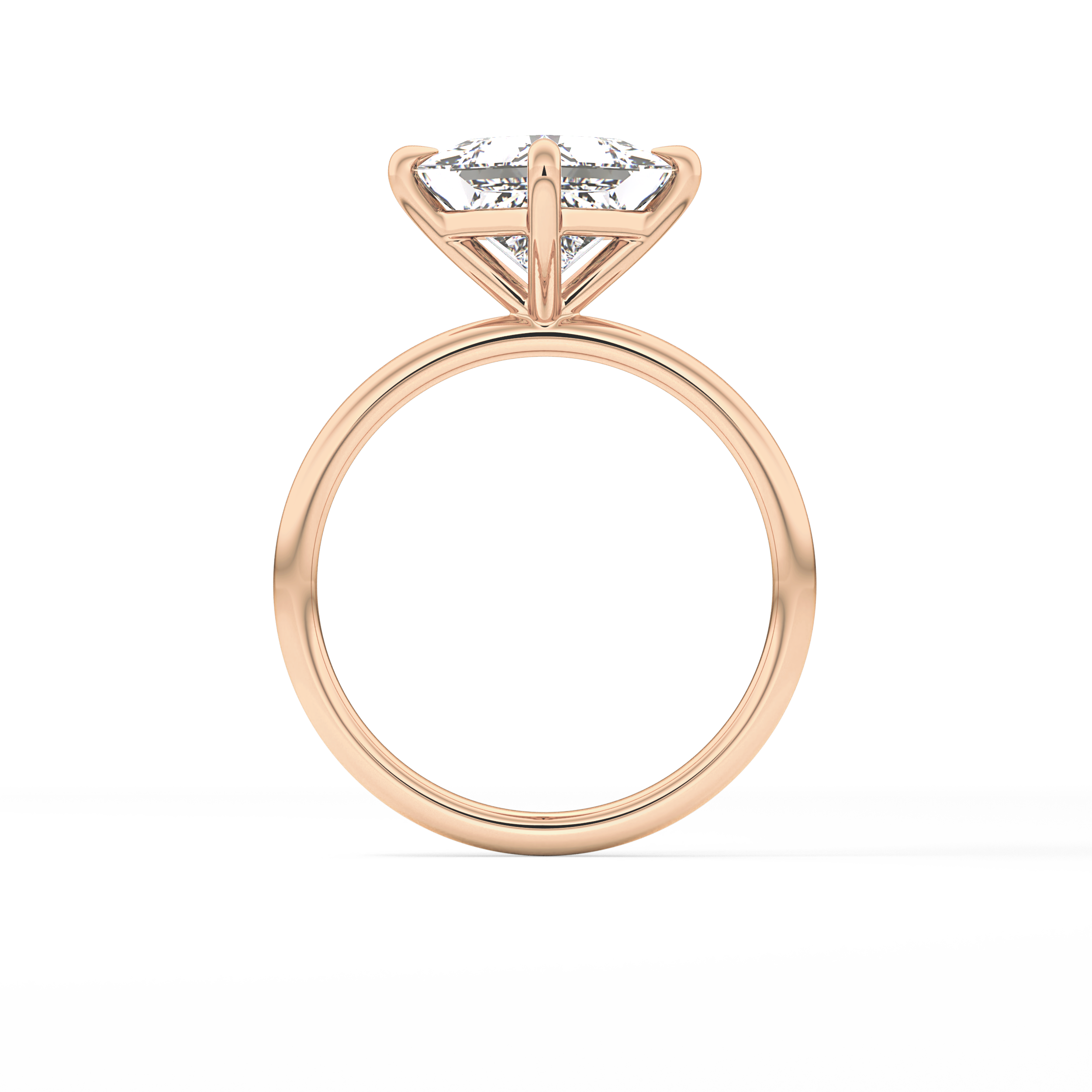 Princess Solitaire Lab Grown Diamond Engagement Ring