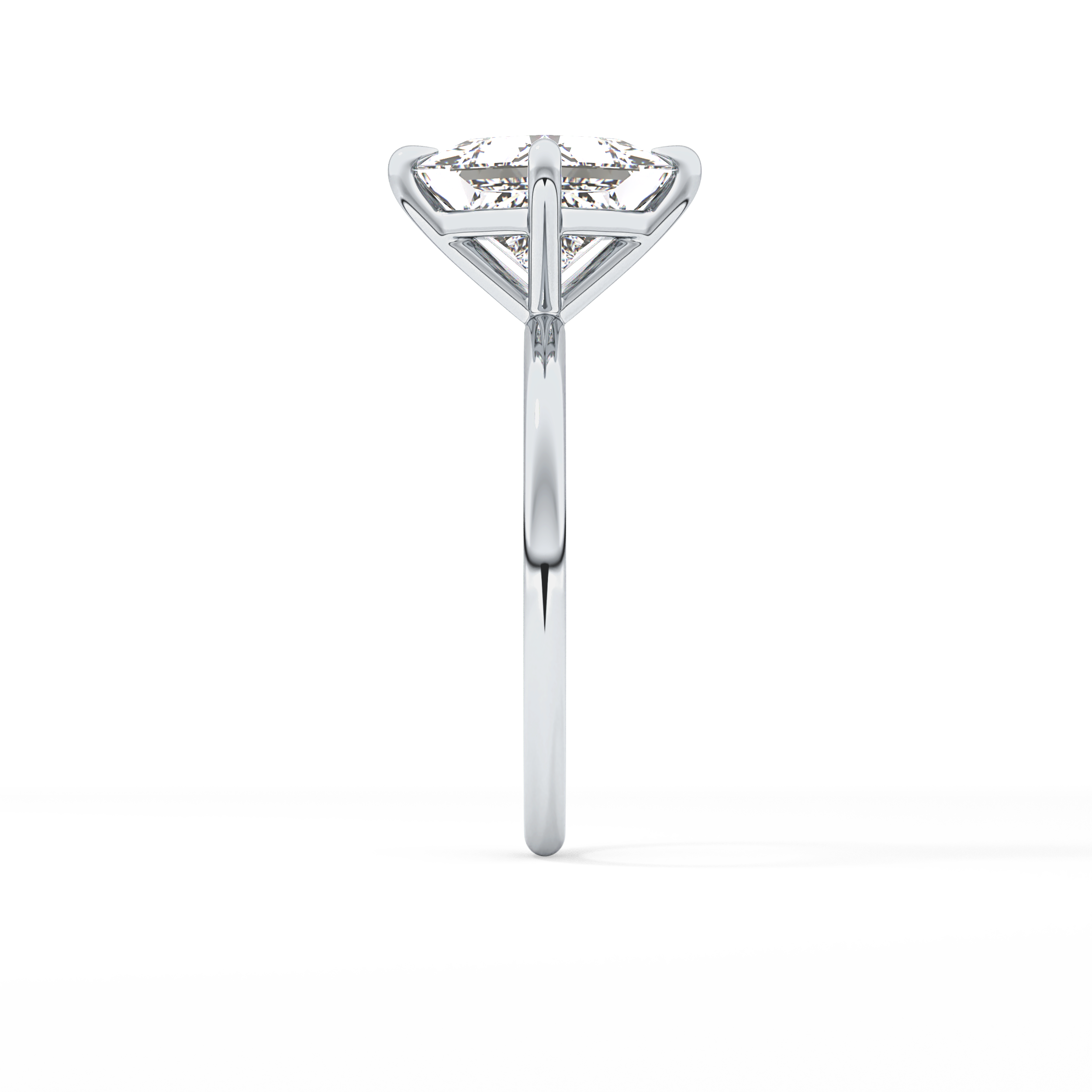 Princess Solitaire Lab Grown Diamond Engagement Ring