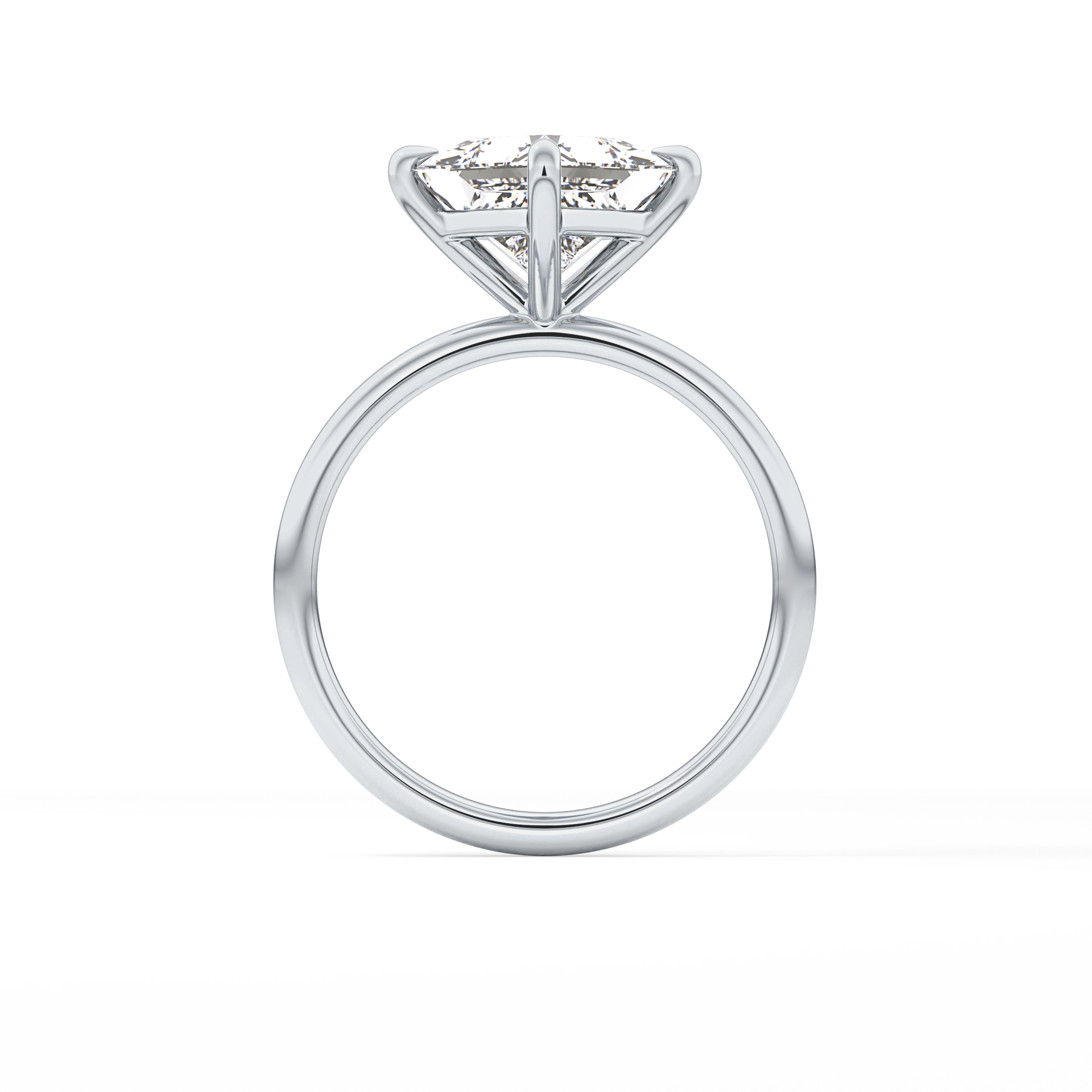Princess Solitaire Lab Grown Diamond Engagement Ring