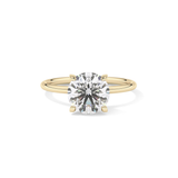 Round Solitaire Lab Grown Diamond Engagement Ring