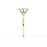 Round Solitaire Lab Grown Diamond Engagement Ring