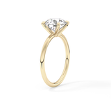 Round Solitaire Lab Grown Diamond Engagement Ring