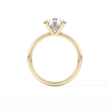 Round Solitaire Lab Grown Diamond Engagement Ring