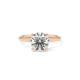Round Solitaire Lab Grown Diamond Engagement Ring