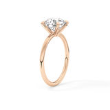 Round Solitaire Lab Grown Diamond Engagement Ring