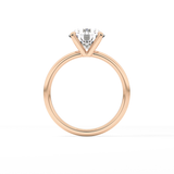 Round Solitaire Lab Grown Diamond Engagement Ring
