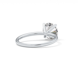 Round Solitaire Lab Grown Diamond Engagement Ring