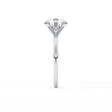Round Solitaire Lab Grown Diamond Engagement Ring