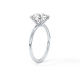 Round Solitaire Lab Grown Diamond Engagement Ring